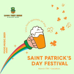 Saint Patrick's Fest Instagram post Image Preview