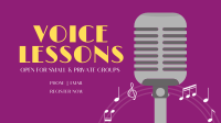 Vocal Session Facebook Event Cover Design