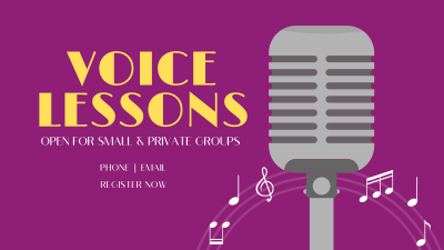 Vocal Session Facebook event cover Image Preview
