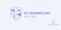St. George's Day Shield Twitter post Image Preview