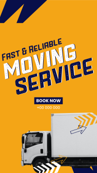 Speedy Moving Service Facebook Story Design