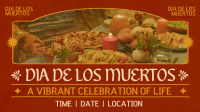 Minimalist Dia De Los Muertos Animation Preview