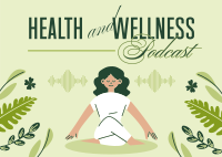 Health & Wellness Podcast Postcard Image Preview