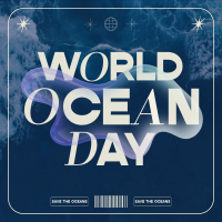 Y2K Ocean Day Linkedin Post Image Preview