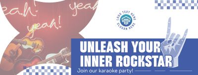 Come and Karaoke Party Facebook cover Image Preview