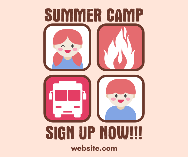 Summer Camp Registration Facebook Post Design Image Preview