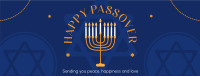 Happy Passover Greetings Facebook Cover Image Preview