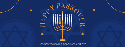 Happy Passover Greetings Facebook cover Image Preview
