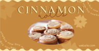 Tasty Cinnamon Rolls Facebook Ad Design