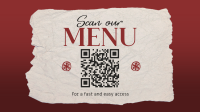 Restaurant Scan Menu Animation Preview