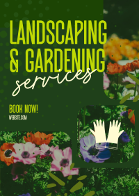 Landscaping & Gardening Flyer Design