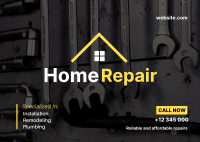 Home Maintenance Repair Postcard Image Preview