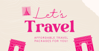 Let's Travel Facebook Ad Design