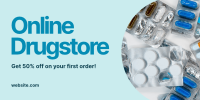 Online Drugstore Promo Twitter post Image Preview