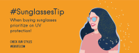 Summer Sunglasses Tip  Facebook cover Image Preview