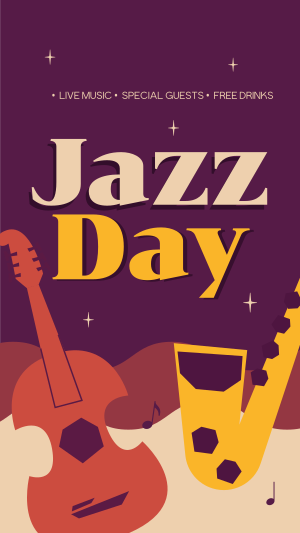 Special Jazz Day Facebook story Image Preview