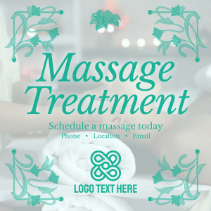 Art Nouveau Massage Treatment Instagram post Image Preview