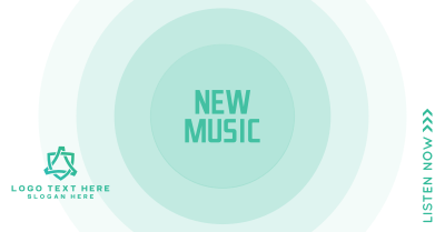 New Music Button Facebook ad Image Preview