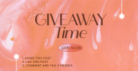 Giveaway Time Announcement Facebook ad Image Preview