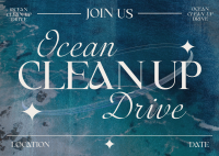 Y2K Ocean Clean Up Postcard Image Preview