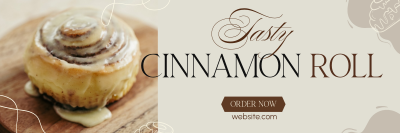Fluffy Cinnamon Rolls Twitter header (cover) Image Preview