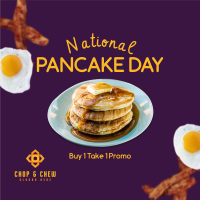 Breakfast Pancake Instagram post Image Preview