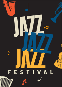 Jazz Festival Flyer Design