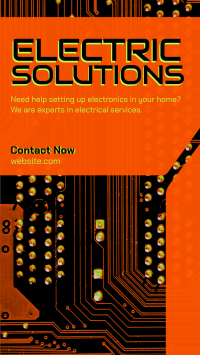 Electrical Circuit Facebook Story Design