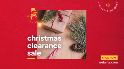 Christmas Clearance Facebook event cover Image Preview