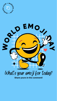 A Happy Emoji Facebook Story Image Preview