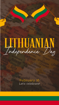 Modern Lithuanian Independence Day YouTube short Image Preview