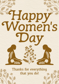 Rustic International Women's Day Flyer Image Preview