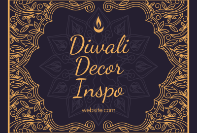 Fancy Diwali Inspiration Pinterest board cover Image Preview