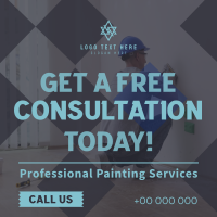 Painting Service Consultation Instagram Post Design