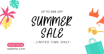 Fashion Summer Sale Facebook ad Image Preview