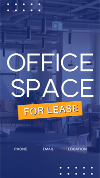 Office For Lease Instagram Story Design