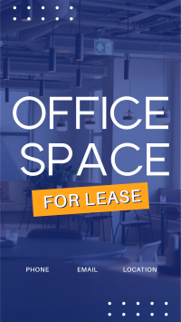 Office For Lease Instagram story Image Preview