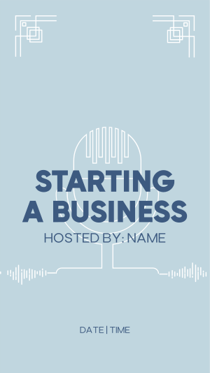 Simple Business Podcast Instagram story Image Preview