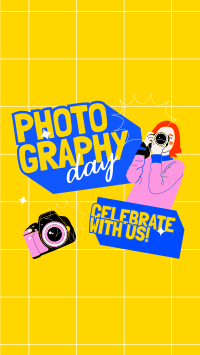 Photography Day Celebration YouTube Short Design