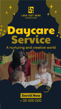 Cloudy Daycare Service Instagram story Image Preview