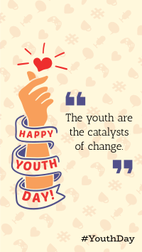 Youth Day Quote Facebook Story Design