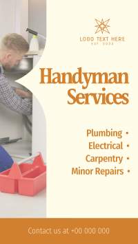 Handyman Service Instagram Story Preview