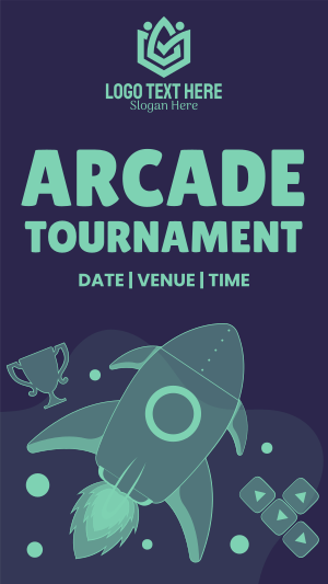 Arcade Tournament Instagram story Image Preview