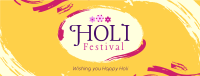 Brush Holi Festival Facebook Cover Design