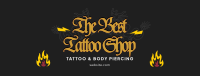 Tattoo & Piercings Facebook cover Image Preview