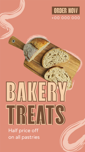 Bakery Treats Instagram story Image Preview