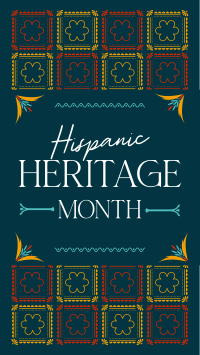 National Hispanic Heritage Month TikTok Video Design