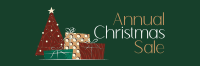 Annual Christmas Sale Twitter header (cover) Image Preview