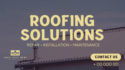 Professional Roofing Solutions Facebook event cover Image Preview