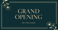 Grand Opening Elegant Floral Facebook ad Image Preview